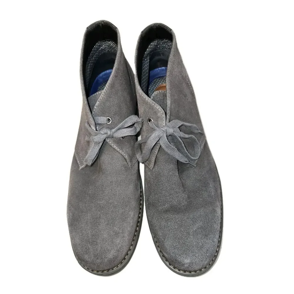 Vince Camuto Iseminger Mens Size 12 Water-Resistant Gray Suede Chukka Boots